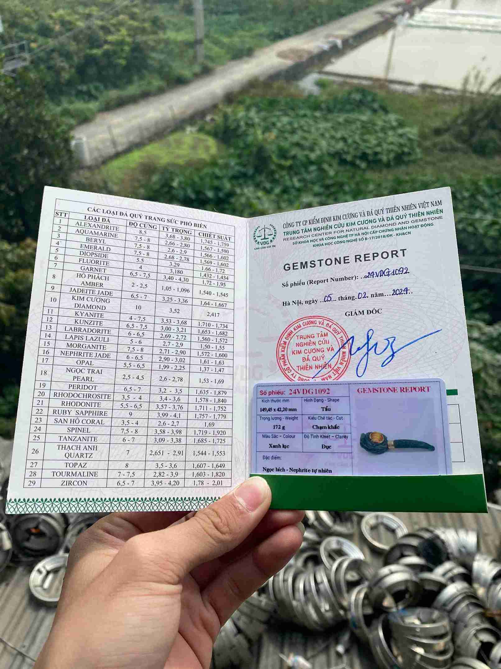Kiểm định tẩu xì gà Ngọc Bích của Xì Gà Vàng